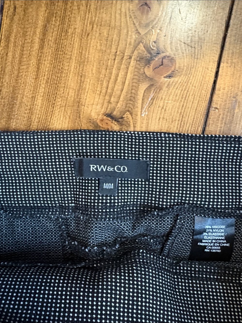RW&CO. Black and White leggings